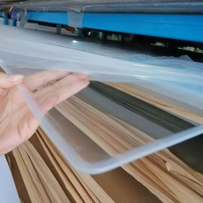 Folha de plástico acrílico transparente 2050x3050mm para sinalização / construção