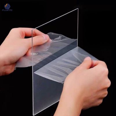 Resistente a UV 4ft X 8ft Folha de acrílico extrudida Transparente espessura 1mm